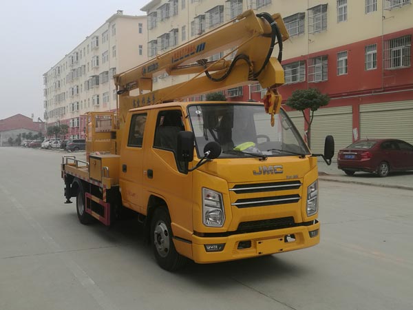 江鈴順達雙排藍牌13米高空作業(yè)車